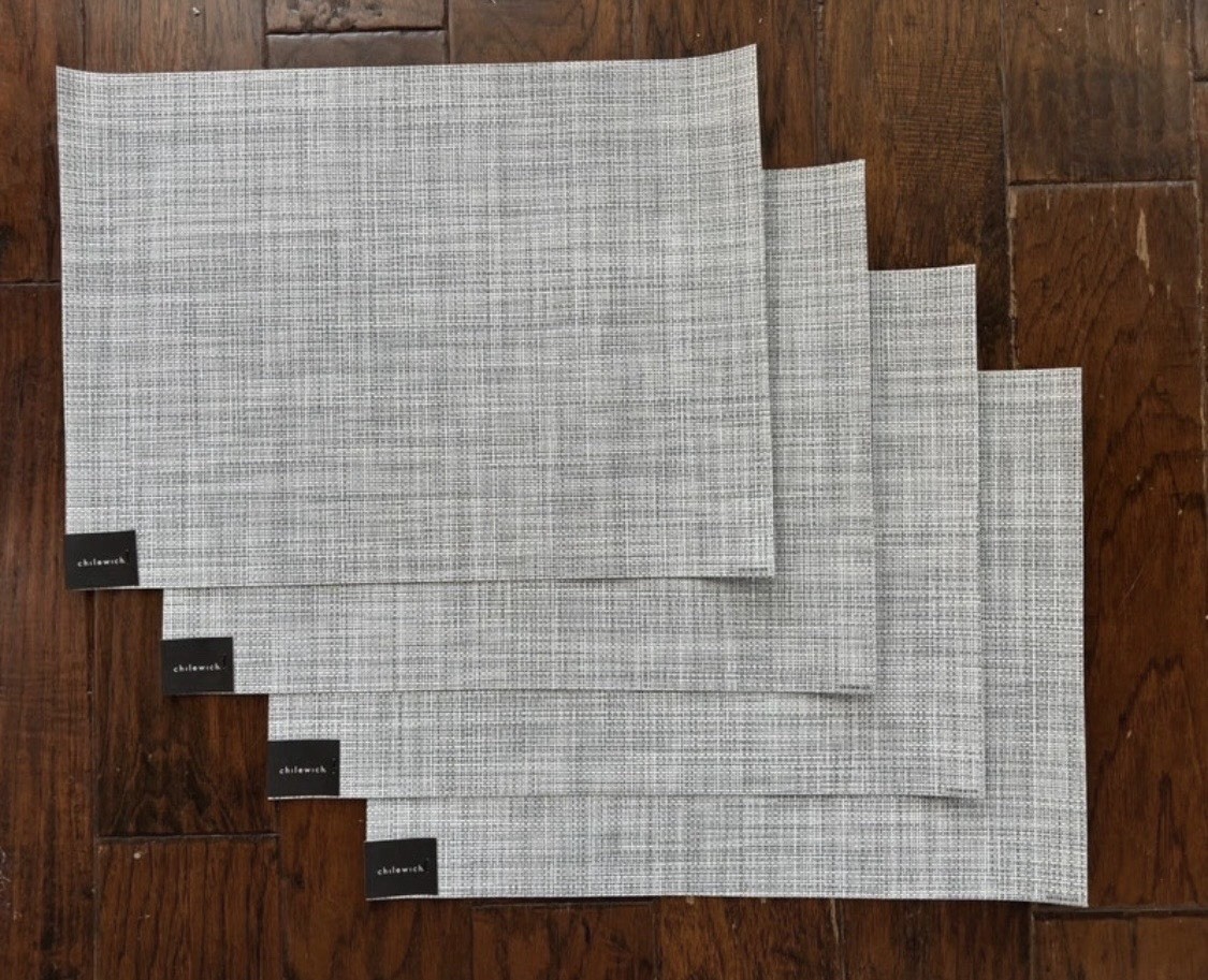 NEW IN BOX - Set Of 4 - Chilewich Mini Basketweave Placemat, 19
