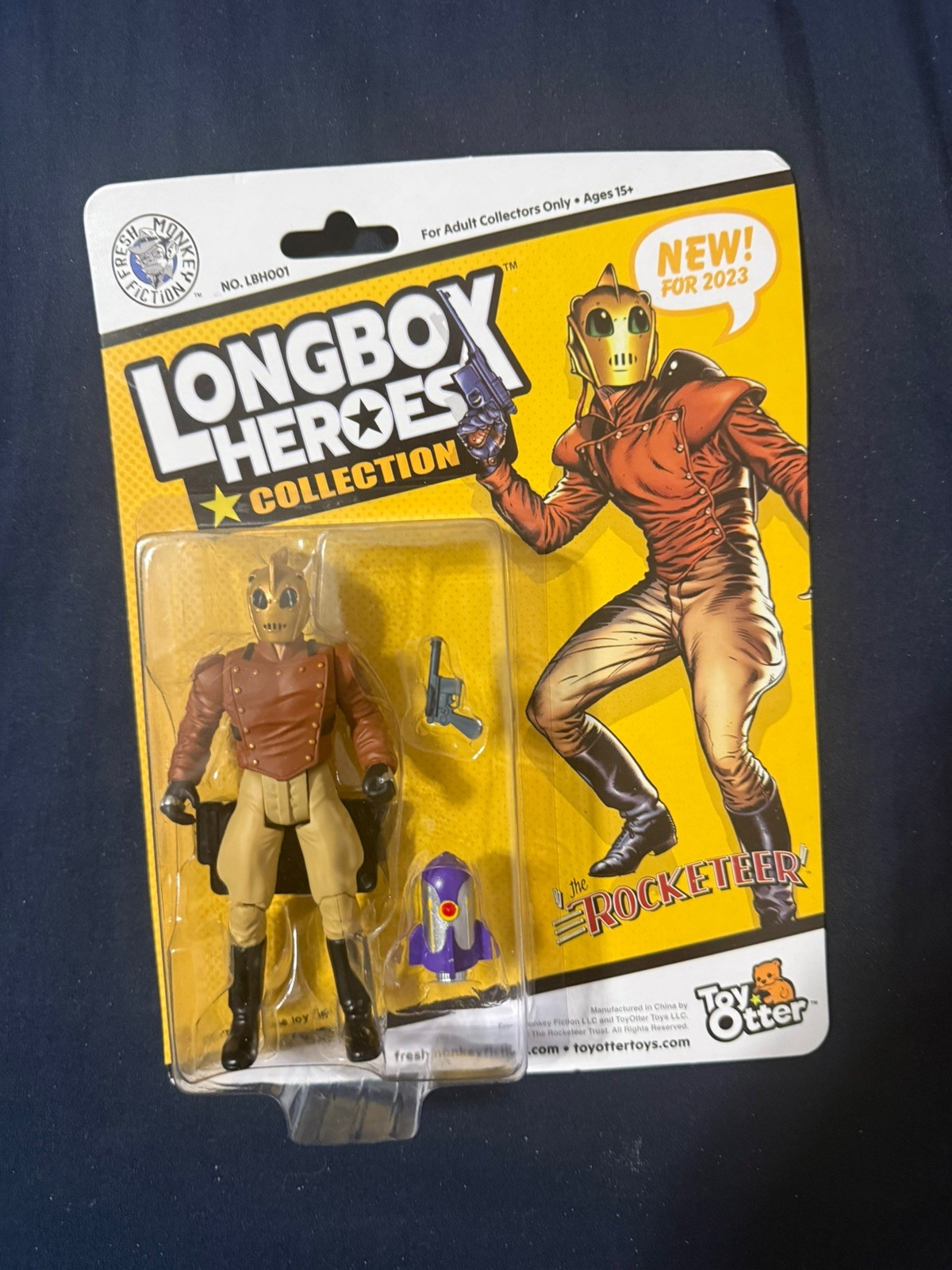 NEW The Rocketeer Longbox Heroes Collection Figure Fresh Monkey Fiction ToyOtter