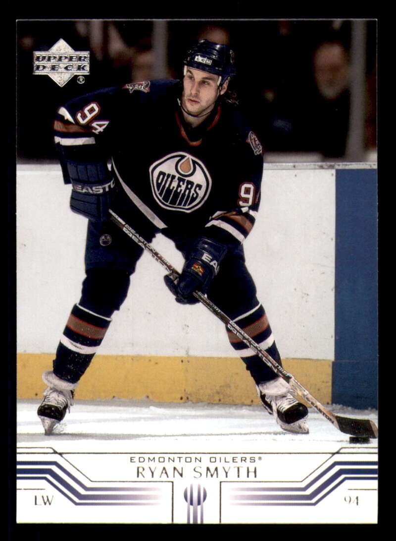 2001-02 Upper Deck (Base 1-180, 232-411) Hockey Team Set - Edmonton Oilers