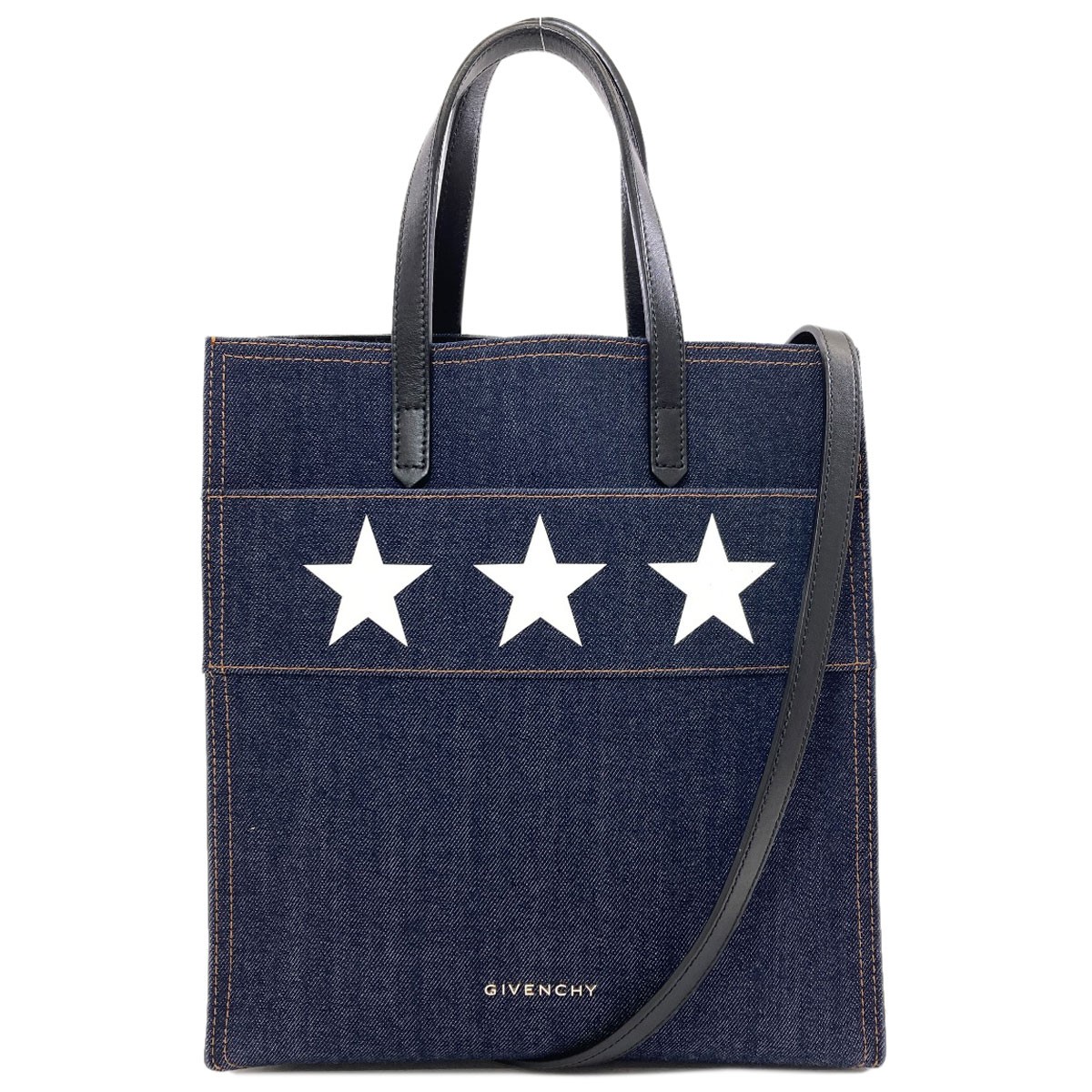 GIVENCHY  Stargate 2WAY Handbag Denim  Ladies [Used]