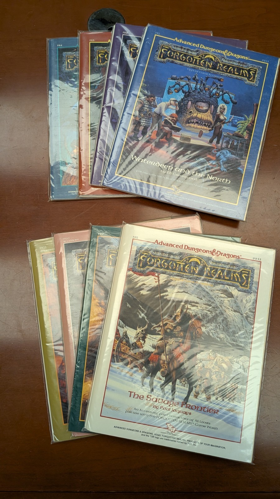 AD&D Forgotten Realms LOT FR1 FR2 FR3 FR4 FR5 FR7 FR10 FR11 TOTAL OF 8 UNUSED