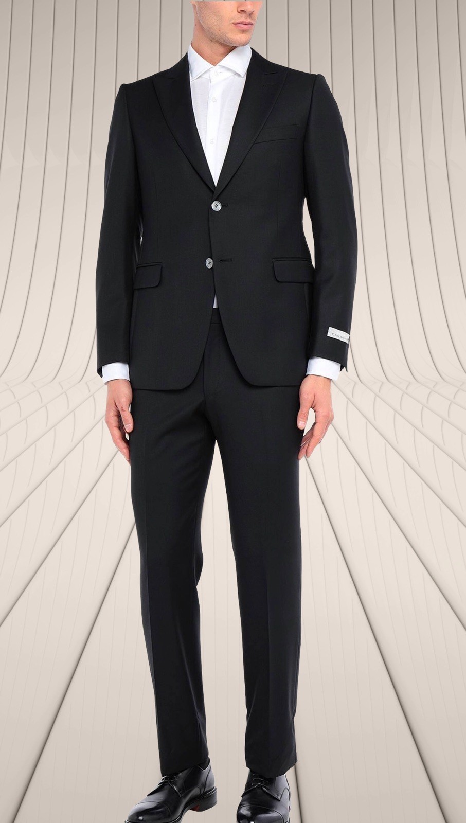Wow $295 NWT Pal Zileri Cerimonia Men\'s Black Wool Suit 40R ::: SEE DETAILS π Wow $295 NWT Pal Zileri Cerimonia Men\'s Black Wool Suit 40R ::: SEE DETAILS π