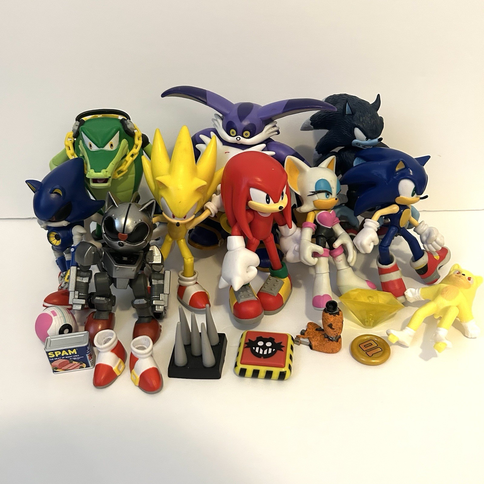 Sonic the Hedgehog Figure Lot Jakks Pacific Set Knuckles Vector Big Sonic the Hedgehog Figure Lot Jakks Pacific Set Knuckles Vector Big