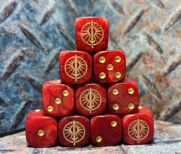 Federated Suns Legion Battletech inspired Dice, A Game Of Armored Combat
