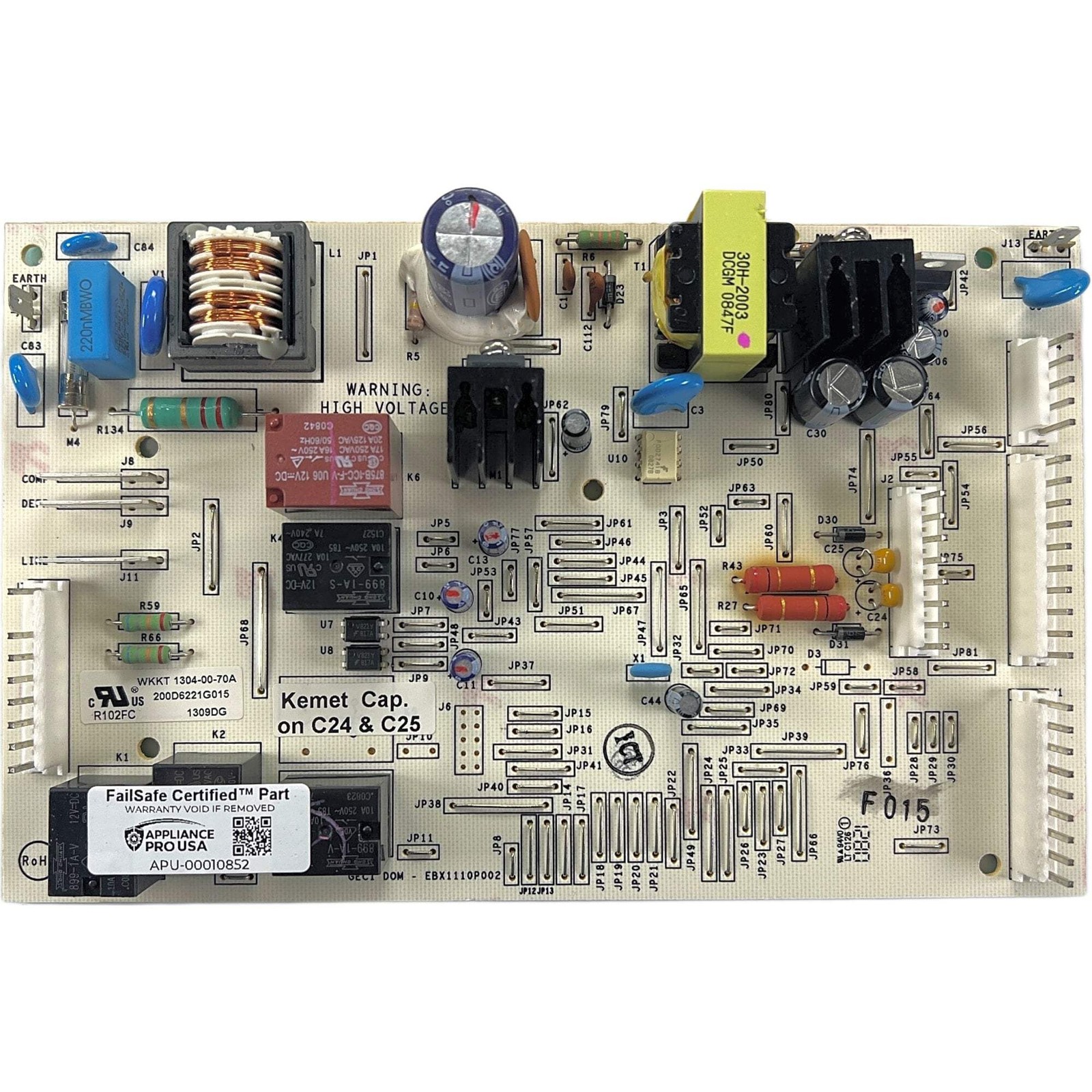 200D6221G015 GE Refrigerator Main Control Board Replacement