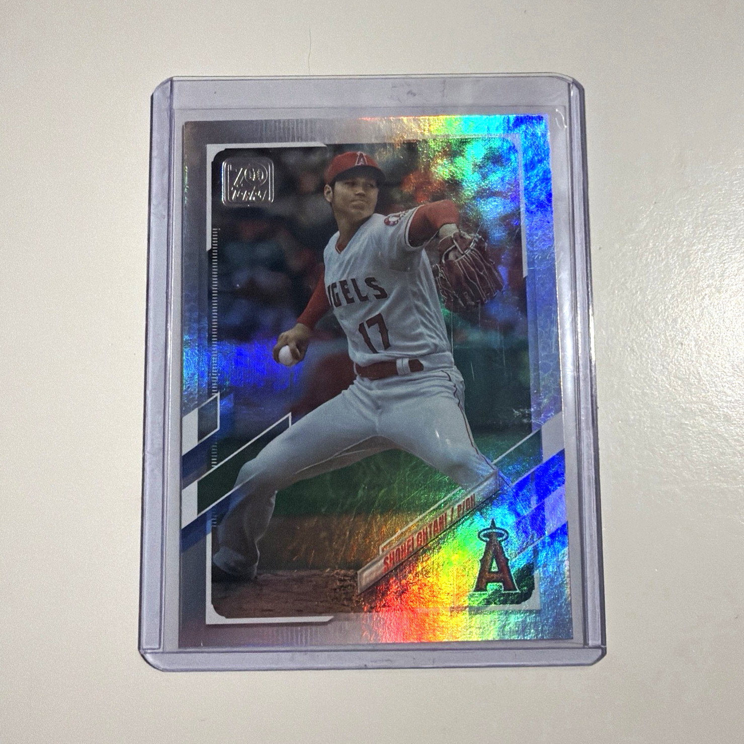 Topps Shohei Ohtani Rainbow Foil 2021 Topps Series 1 #150 Angels
