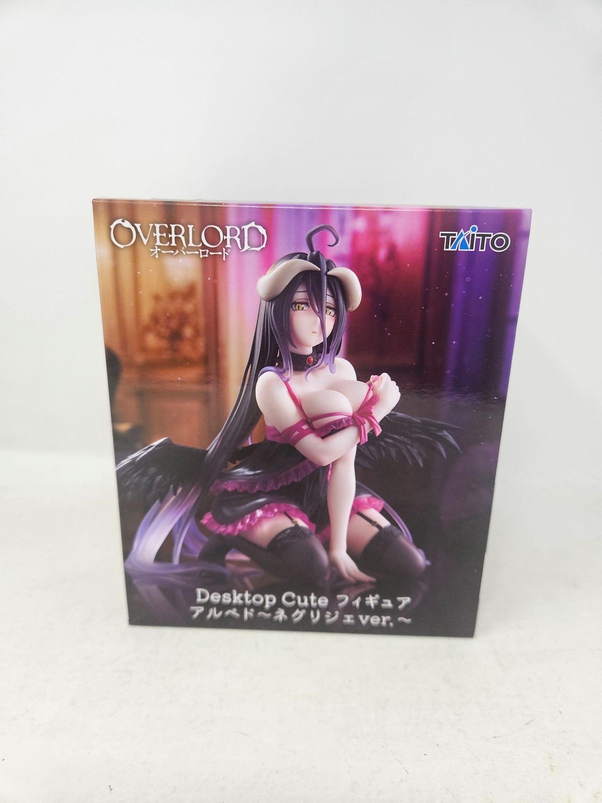 Taito Desktop Cute Overlord Albedo Negligee Ver Anime Figure New Boxed Purple
