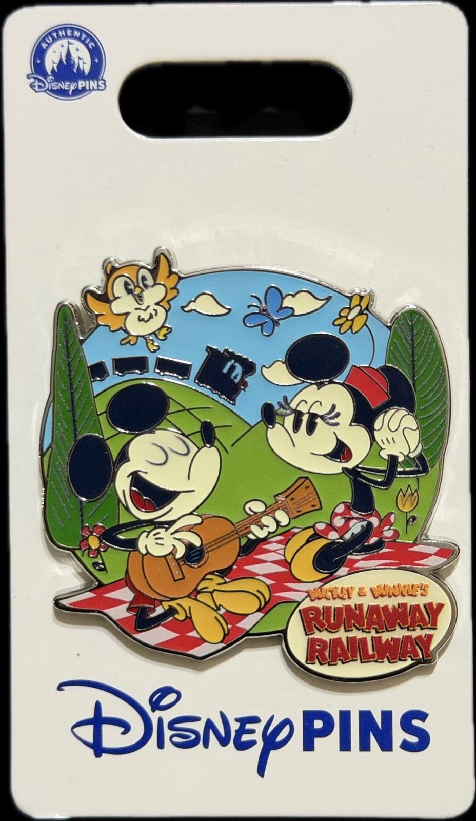 2026 Disney Parks Runaway Railway Mickey Mouse Minnie Chuuby OE Pin
