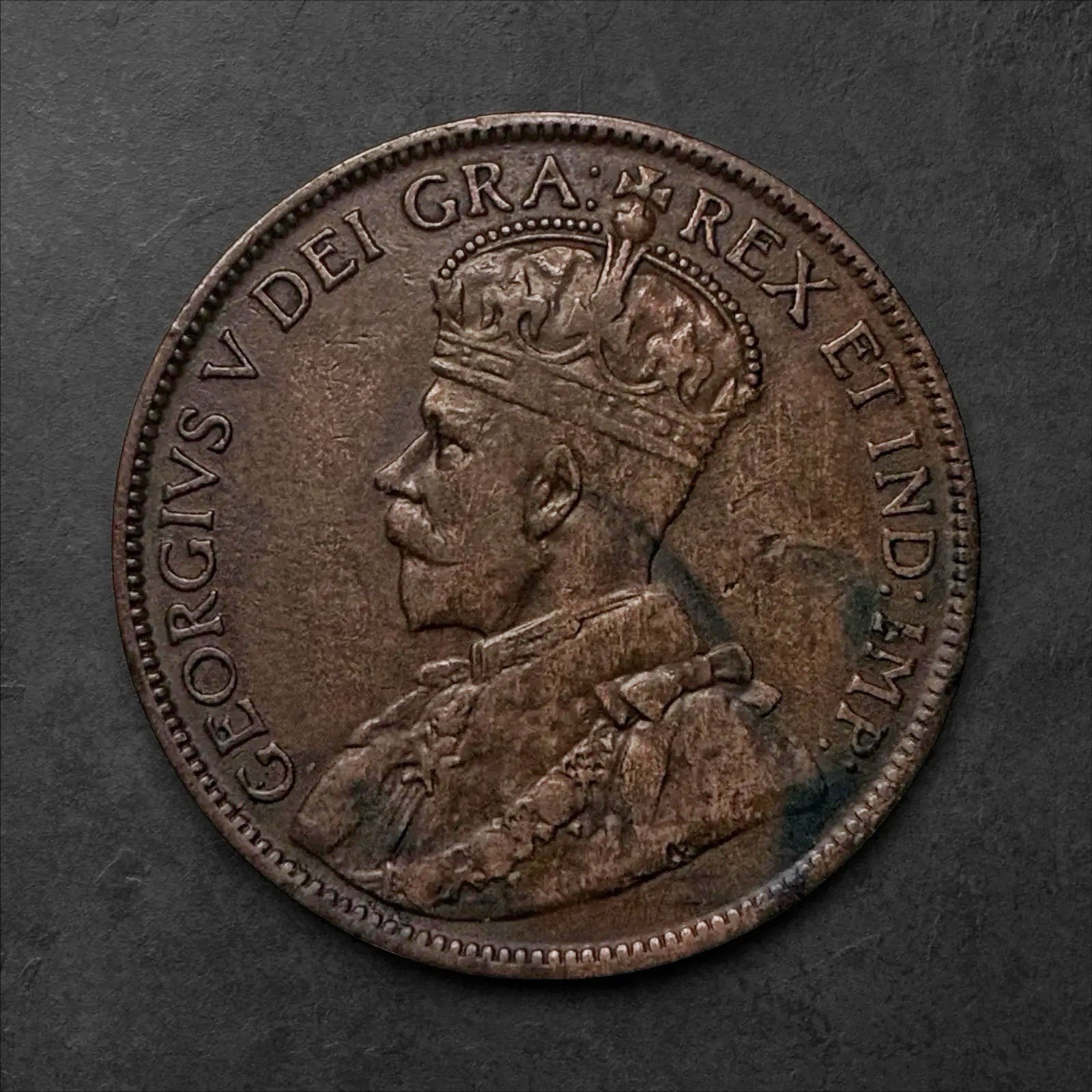 1912 🇨🇦 Canada George V - Large One Cent -Penny - 