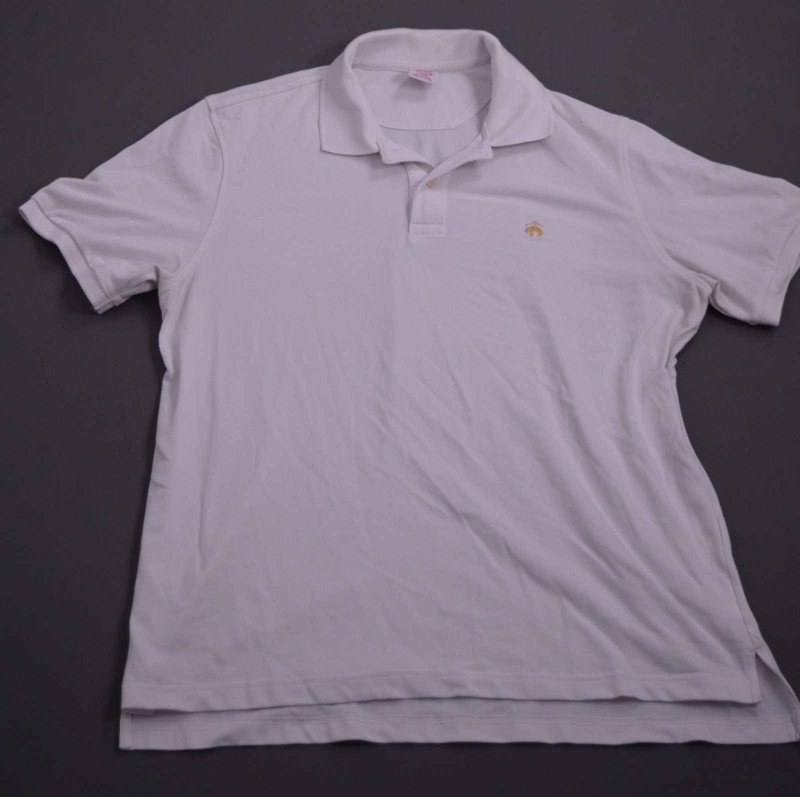 Brooks Brothers Polo Shirt Men\'s L White 1818 Cotton Performance Original Fit Brooks Brothers Polo Shirt Men\'s L White 1818 Cotton Performance Original Fit