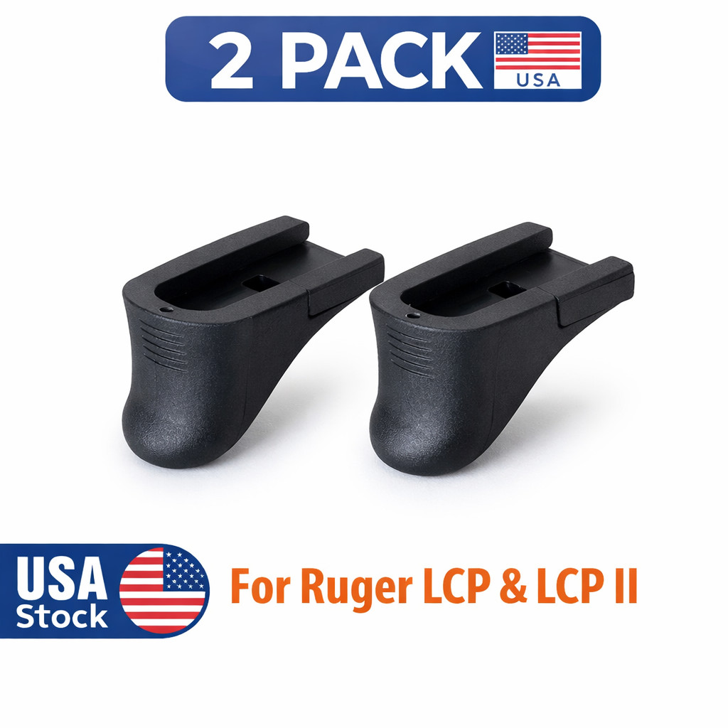Grip AG-LCP for Ruger .380 LCP or LCP II Fingertip EXTENSION Ruger LCP/ 2PCS Grip AG-LCP for Ruger .380 LCP or LCP II Fingertip EXTENSION Ruger LCP/ 2PCS