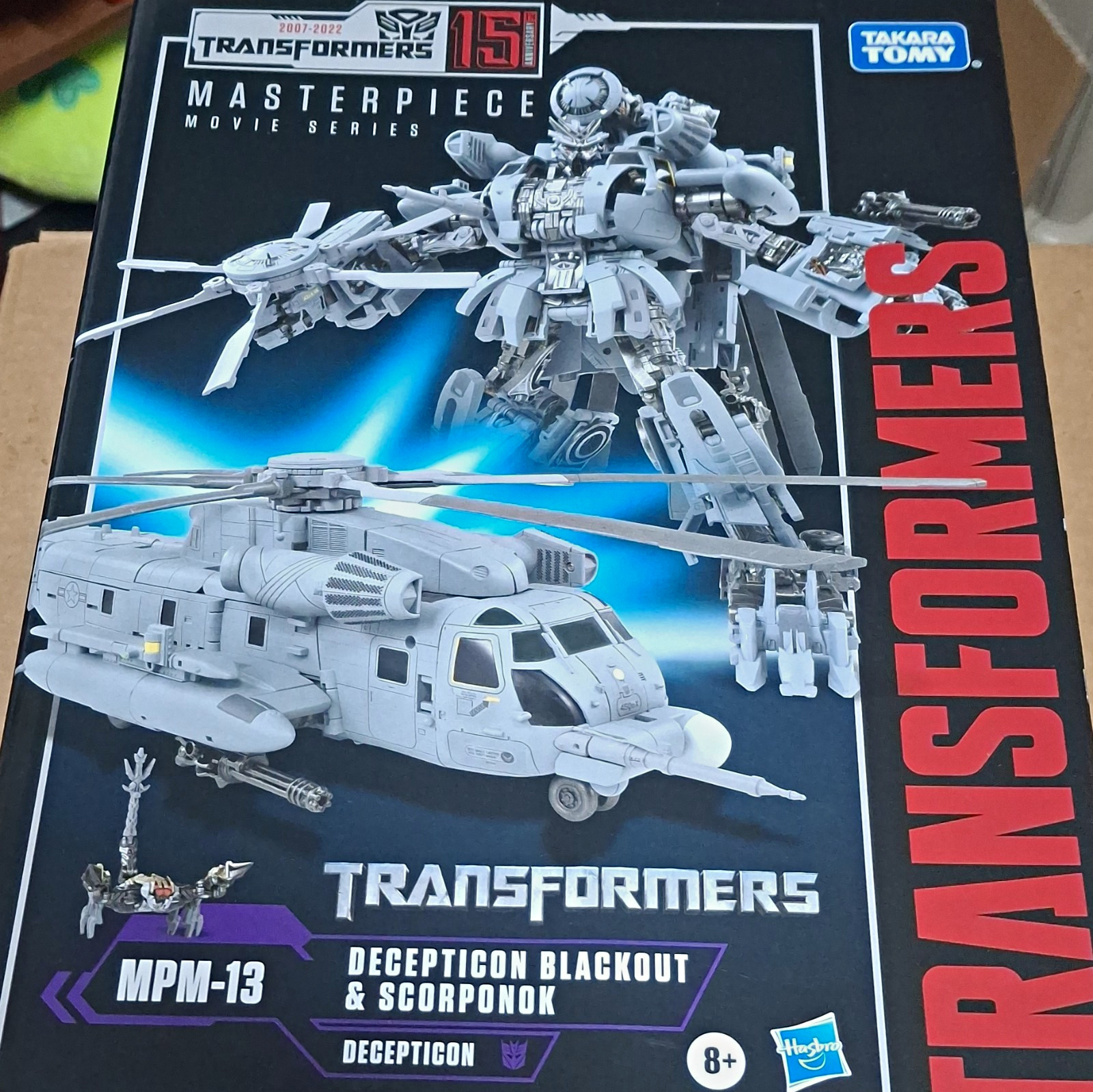 Takara Tomy Transformers MPM-13 Decepticon Blackout & Scorponok