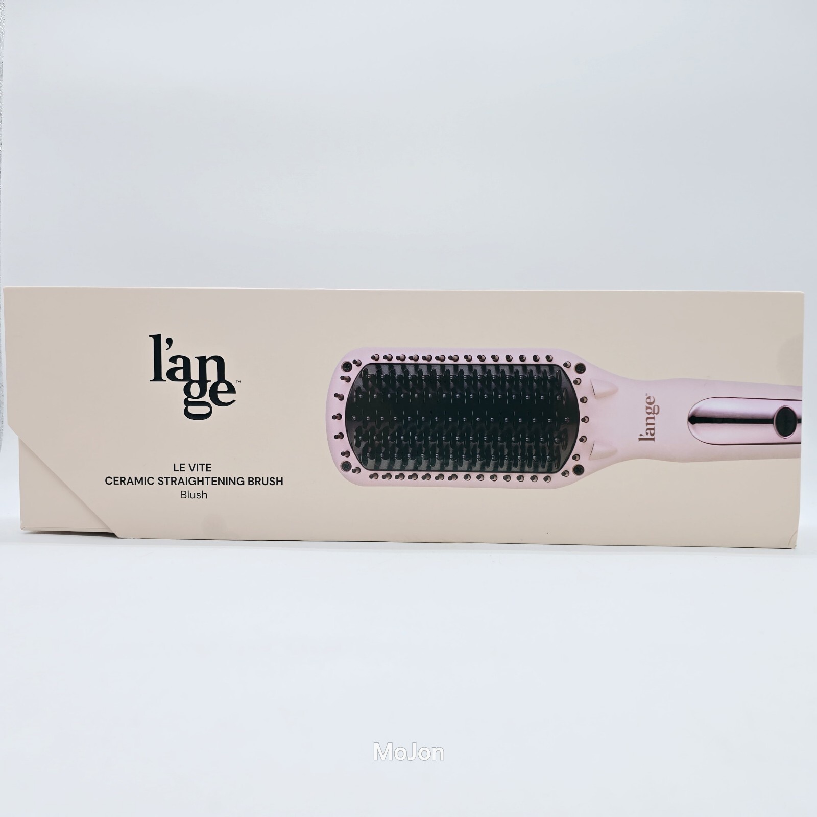 L\'ange Le Vite Ceramic Straightening Brush Iron, Thermal, Blush Pink