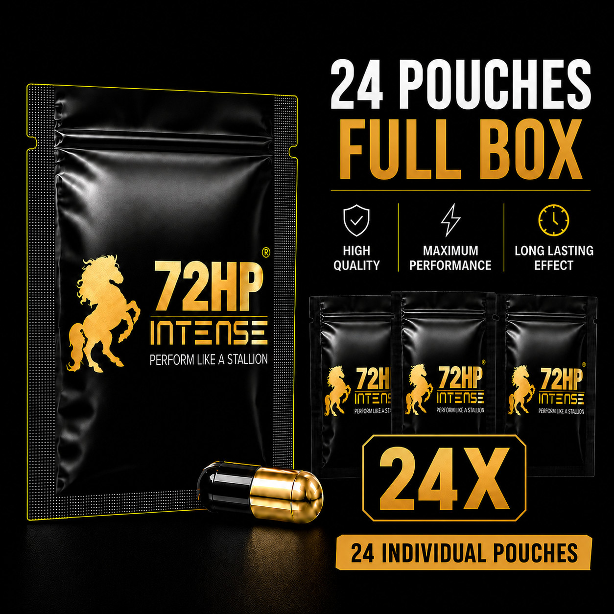 New 72HP Intense (24 Pouches Display)