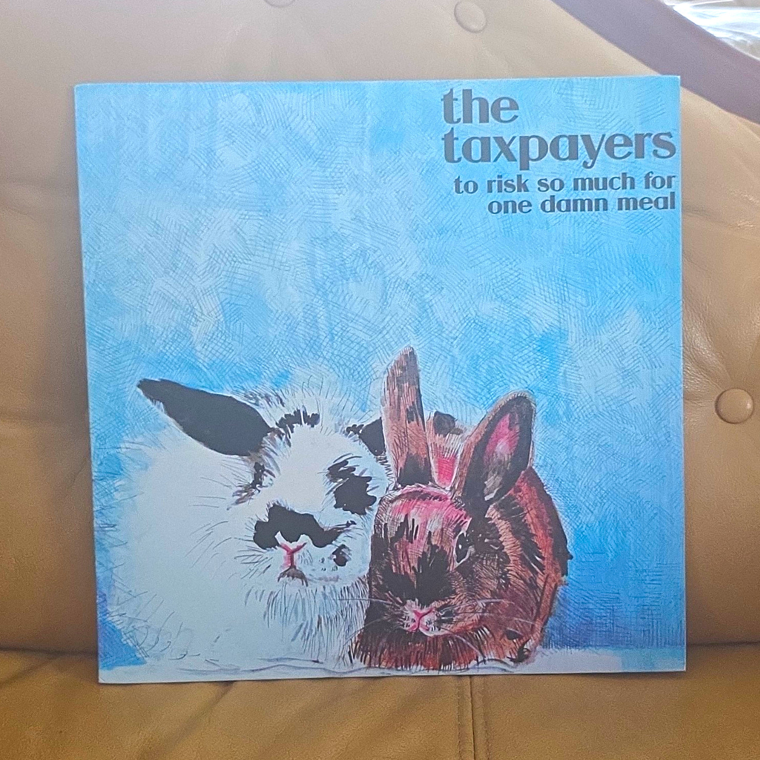 ***NEW The Taxpayers To Risk So Much For One Damn Meal Blue Vinyl 12\