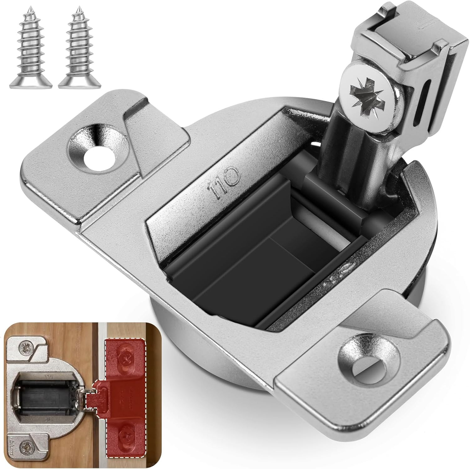 8 PCS Replacement for 33.3600 Blum Cabinet Hinges, Self Quick Closing 110