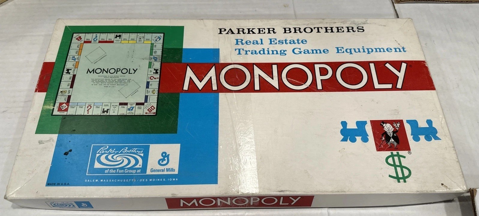 VTG 1961 Monopoly Board Game Parker Brothers 99% Complete Original RARE READ VTG 1961 Monopoly Board Game Parker Brothers 99% Complete Original RARE READ