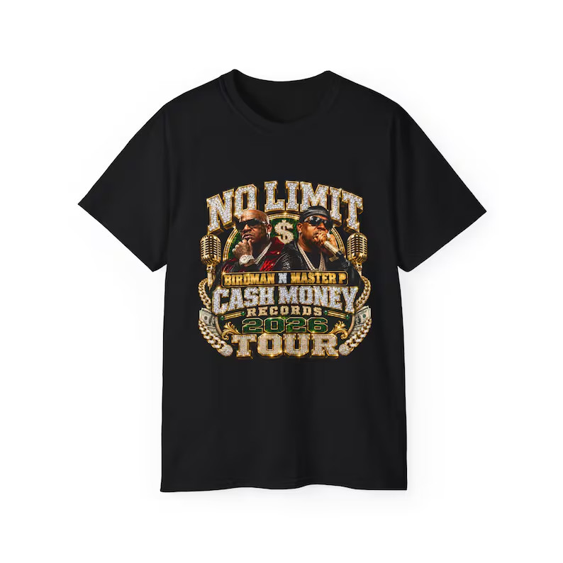 No Limit Cash Money Records T-Shirt Black