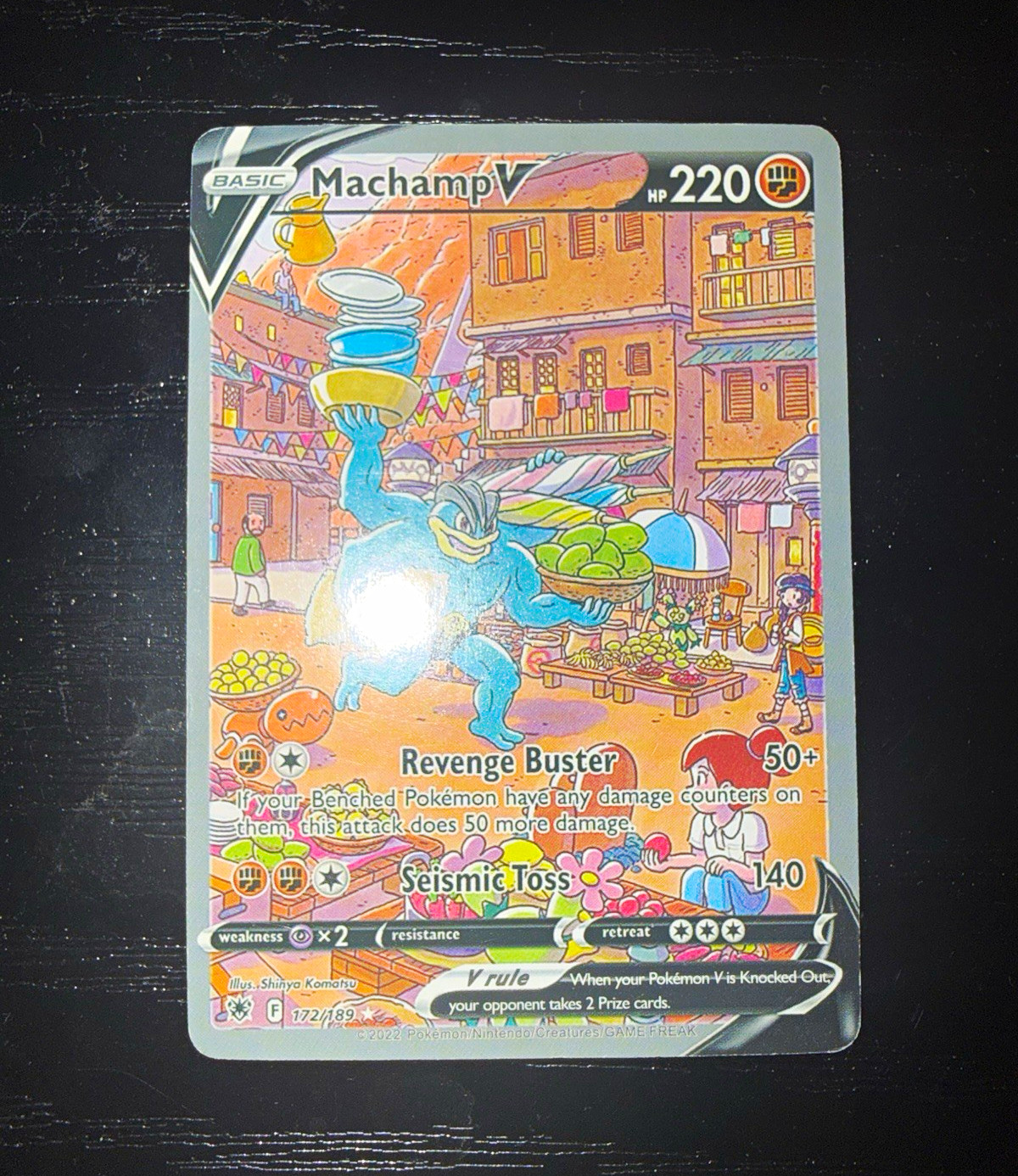 Pokemon TCG Machamp V 172/189 Ultra Rare