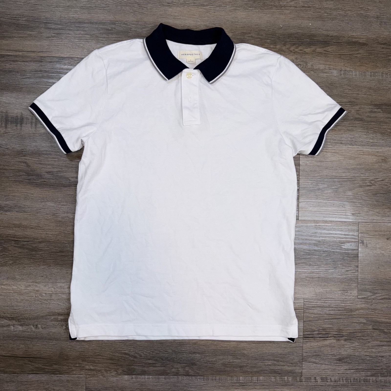 Aeropostale Shirt Mens Large Short Sleeve Pique Knit Casual Stylish Leisure Fun Aeropostale Shirt Mens Large Short Sleeve Pique Knit Casual Stylish Leisure Fun