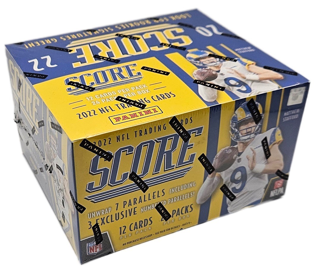2022 Panini Score Football Factory Sealed 24 Pack Retail Display Box 288 Cards 2022 Panini Score Football Factory Sealed 24 Pack Retail Display Box 288 Cards