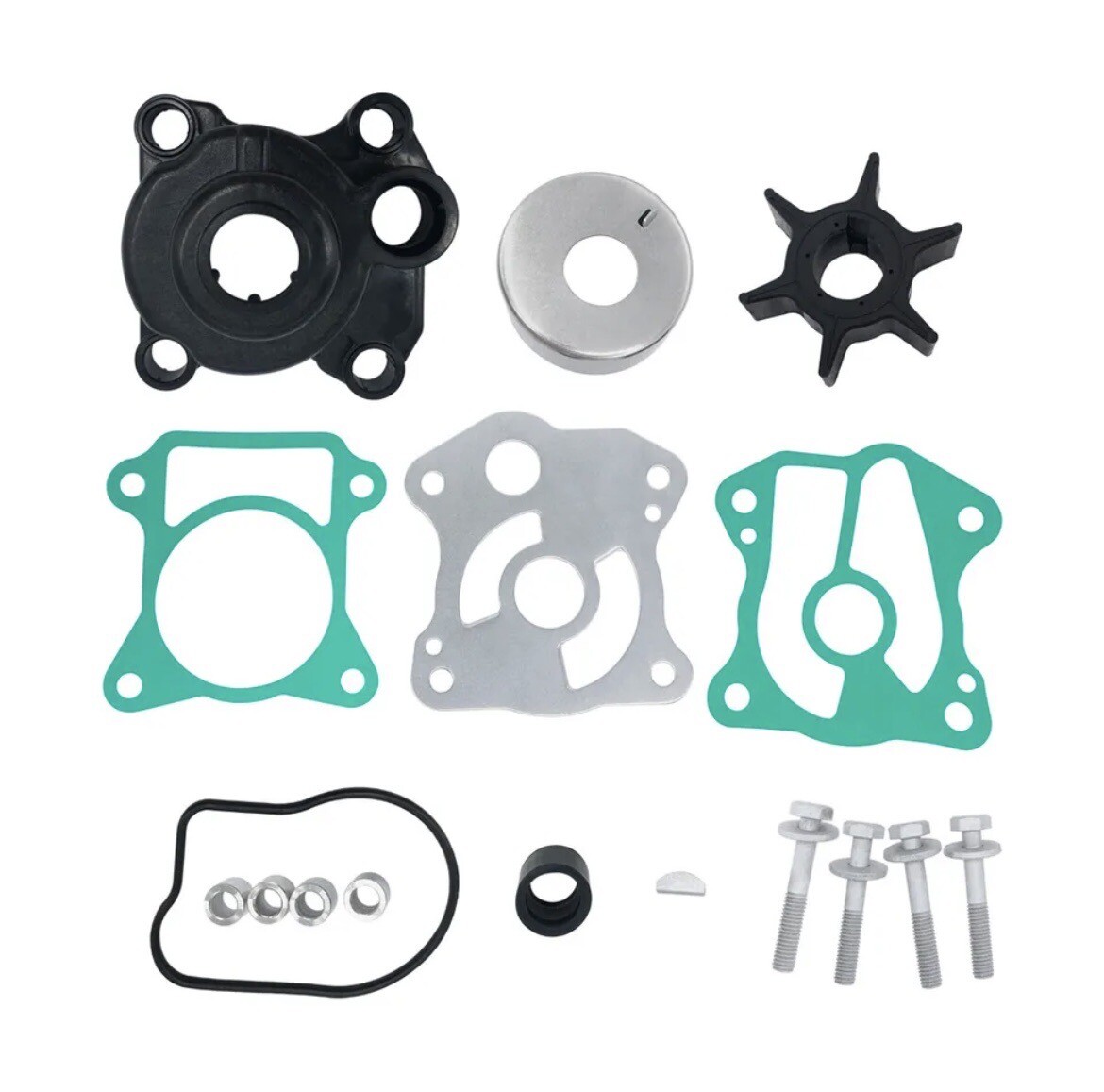 Honda 25/30hp (BF25A/BF25D/BF30A/BF30D) Outboard Water Pump Impeller Repair Kit