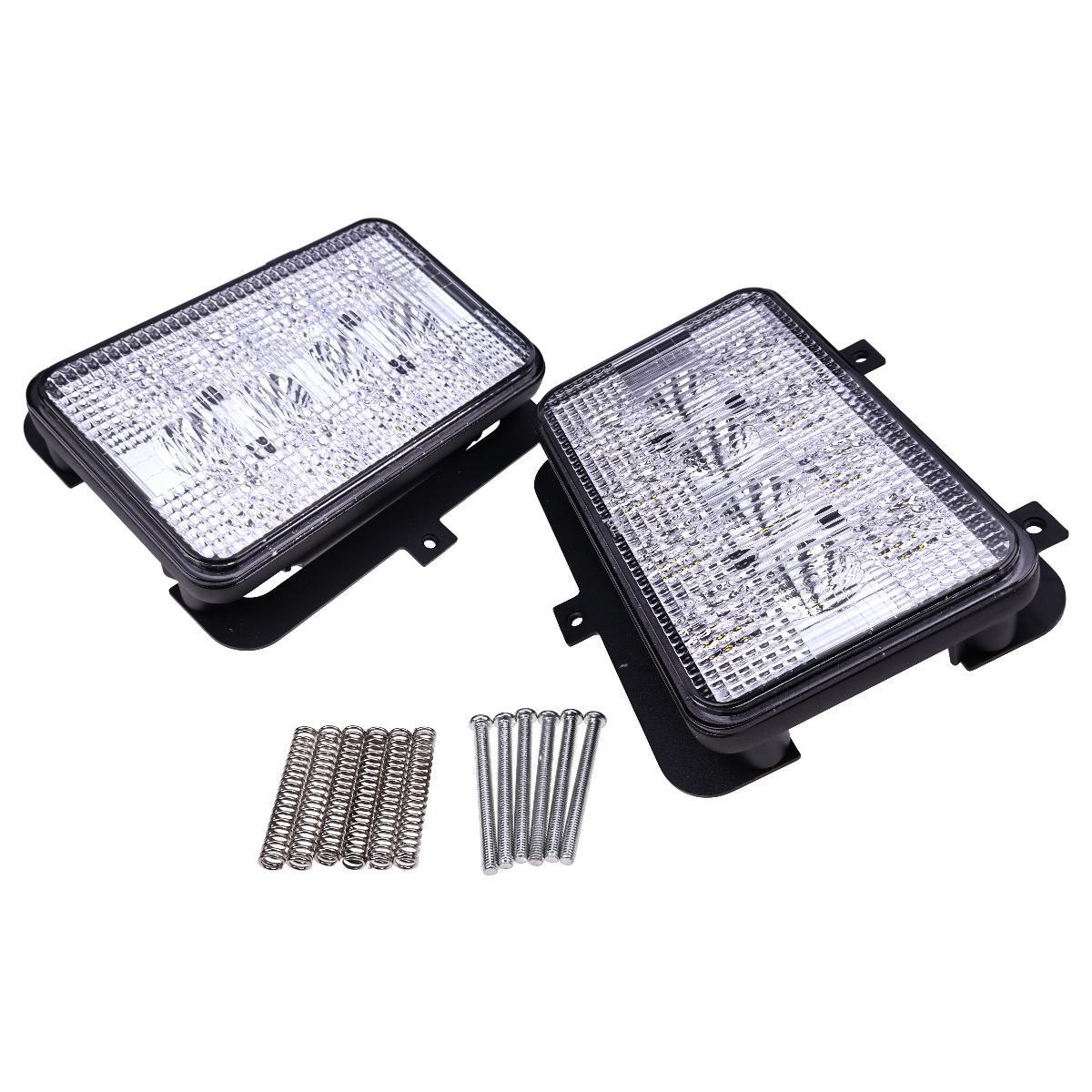 2Pcs LED Headlight 3713799M91 for Massey Ferguson 8160 8150 8140 8280 8270 8260