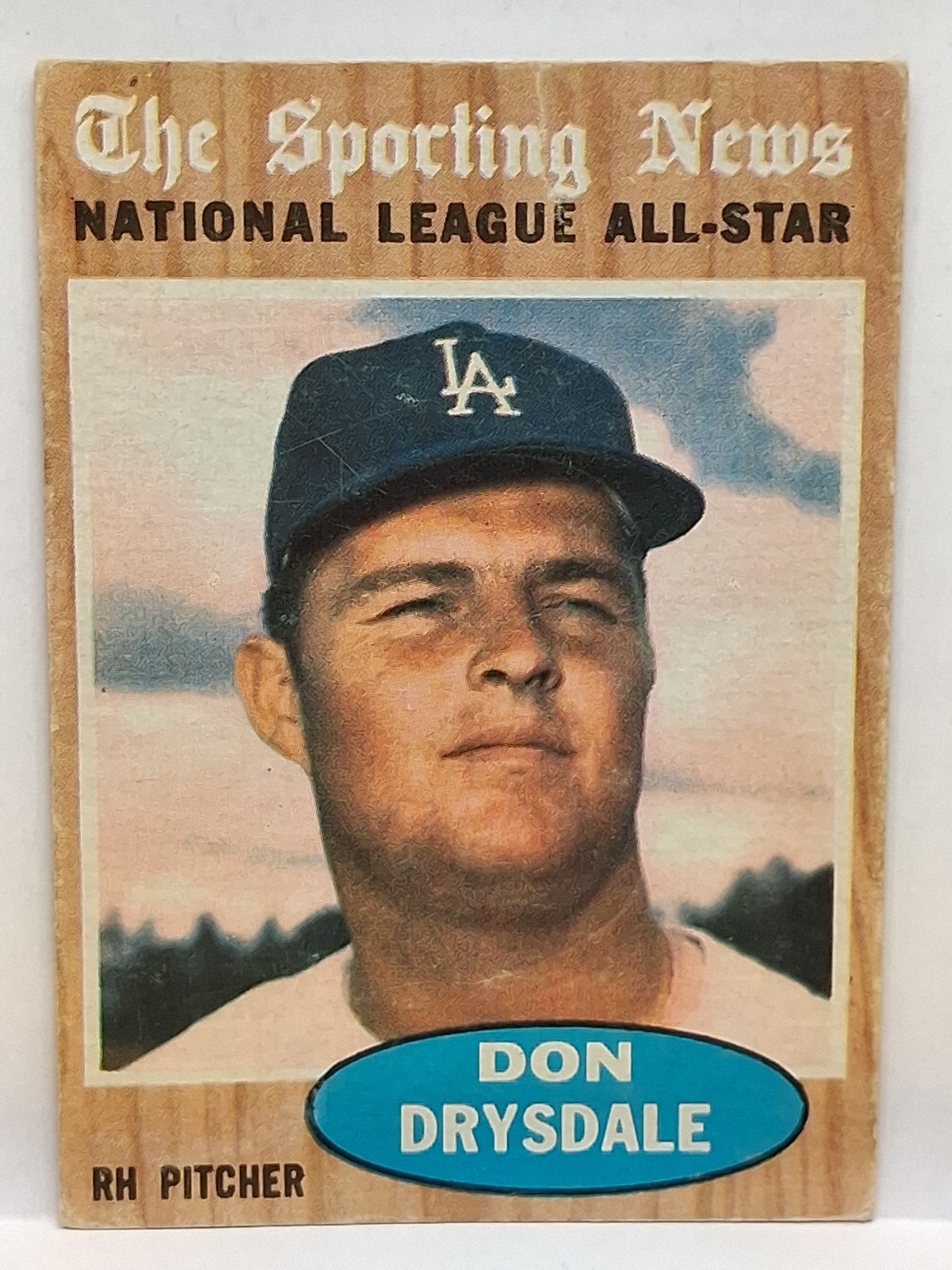 1962 Topps Baseball Card #398 Don Drysdale (P4)