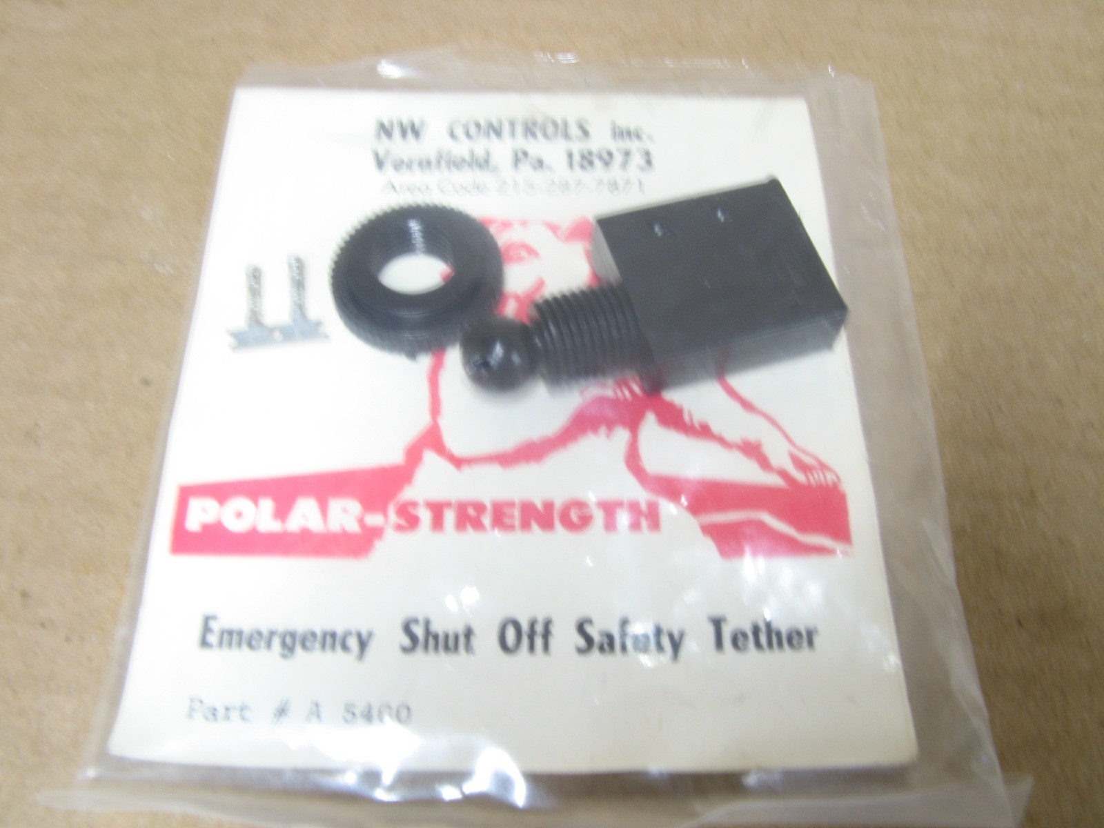 NOS Vintage Snowmobile Teather Switch Starfire, Arctic 