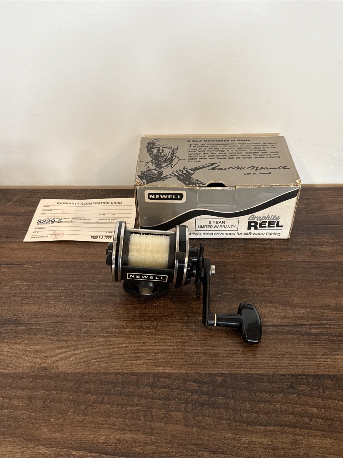Newell S229-5 Graphite Saltwater Casting Reel