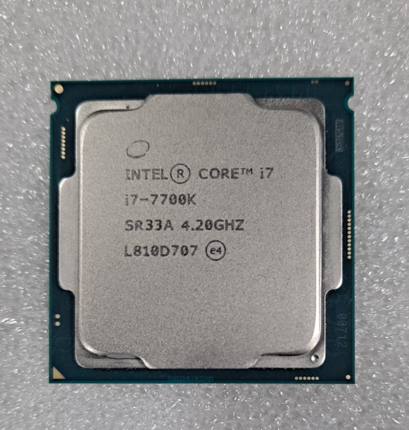 Intel Core i7-7700K SR33A 4.20GHz 4-Core LGA1151 CPU Processor Intel Core i7-7700K SR33A 4.20GHz 4-Core LGA1151 CPU Processor
