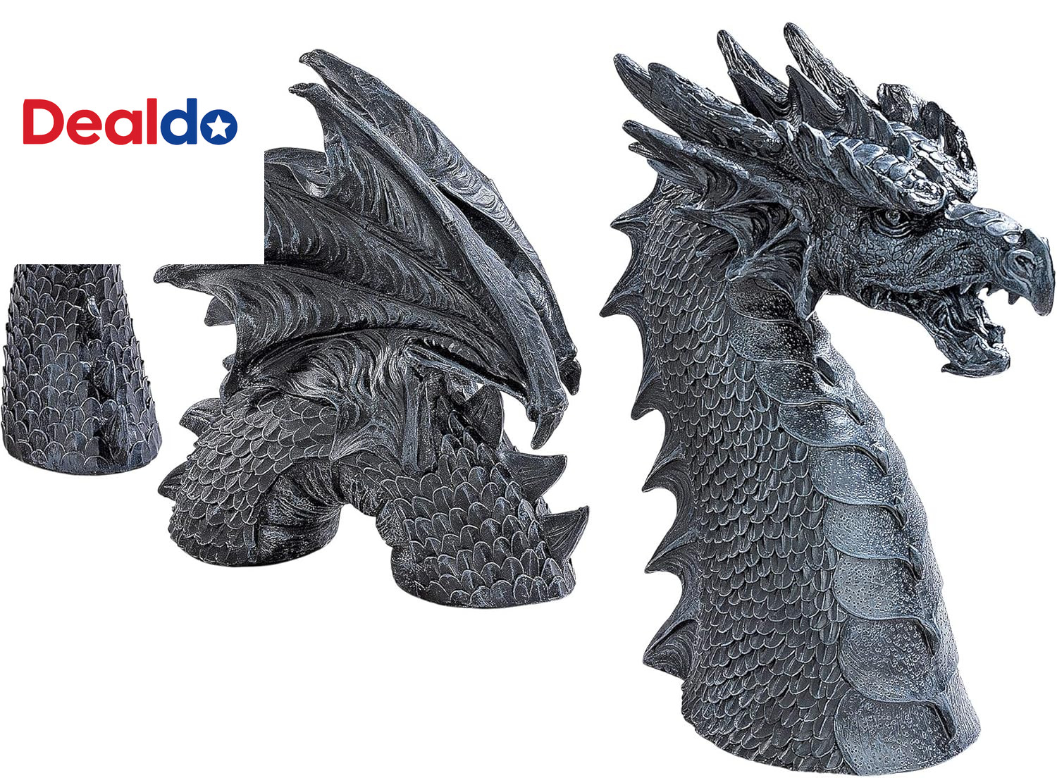 the Dragon of Falkenberg Castle Moat Lawn Garden Statue, 28 Inch Long, 14 Inch T the Dragon of Falkenberg Castle Moat Lawn Garden Statue, 28 Inch Long, 14 Inch T