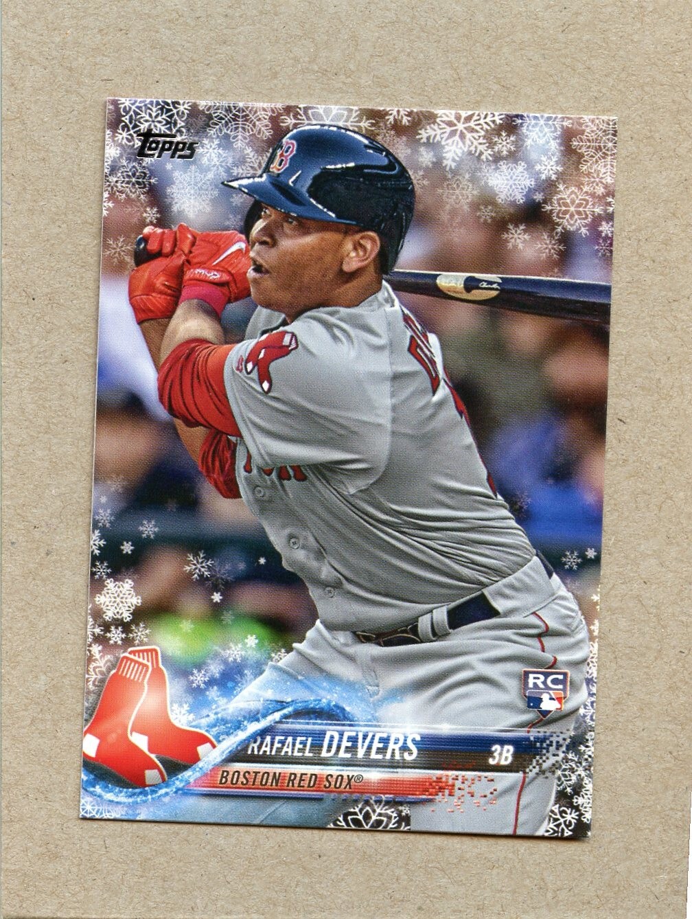 2018 Topps Holiday Rafael Devers #HMW67 Rookie Boston Red Sox
