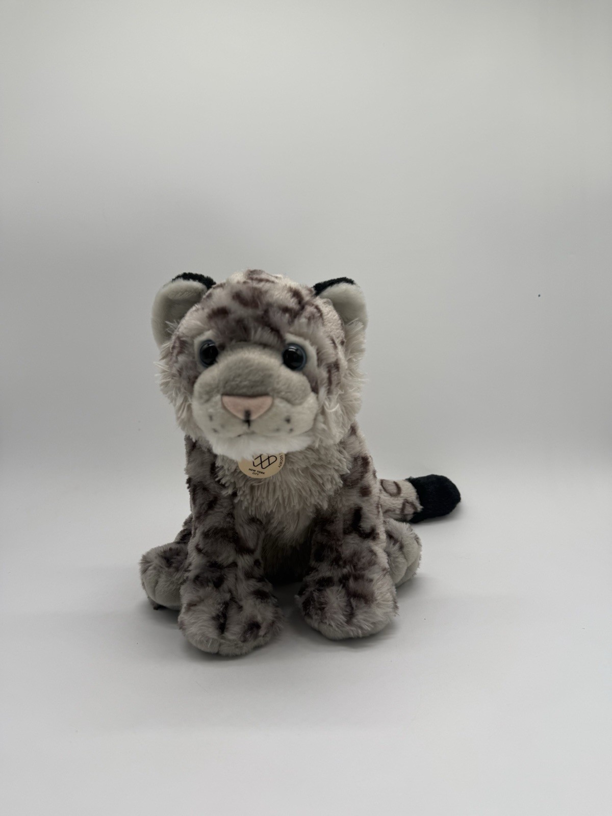 Wild Republic Snow Leopard Grey White Black Plush Toy Stuffed Animal 12\