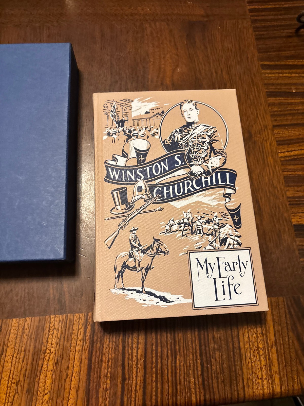 Vintage Winston S. Churchill My Early Life (FOLIO SOCIETY 2007) with slipcase