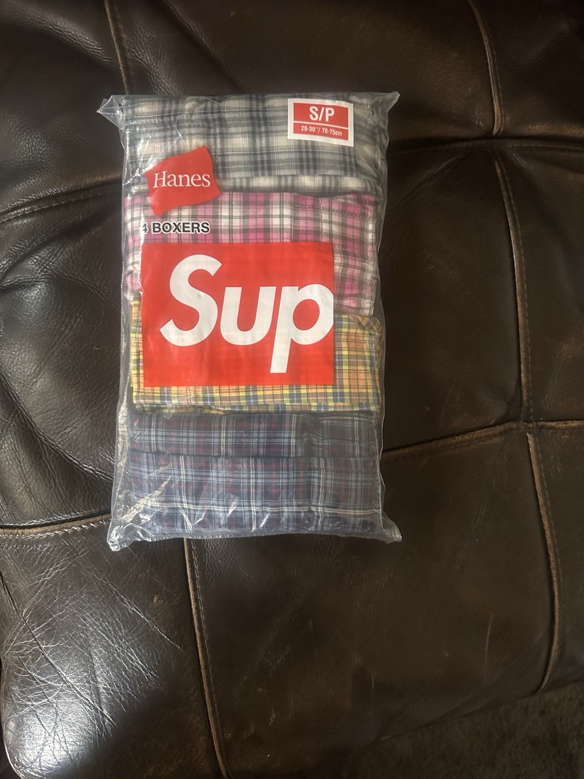 Supreme x Hanes Boxers 4-Pack Plaid Multicolor Men’s Size S FW26 Supreme x Hanes Boxers 4-Pack Plaid Multicolor Men’s Size S FW26