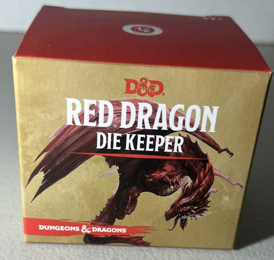 NEW D&D Dungeons & Dragons Red Dragon Die Keeper Loot Crate