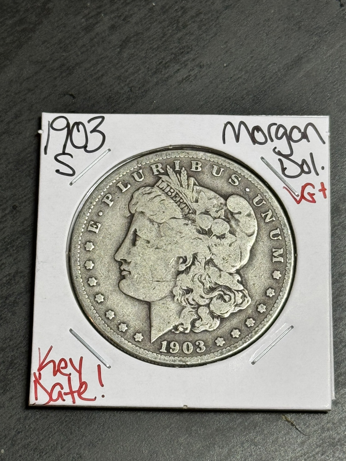 1903 S Morgan Silver Dollar VG - Fine Condition Key Date Coin (Raw15183)