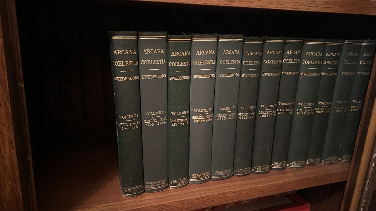 Arcana Coelestia (Heavenly Arcana) 12 Vol Set Very Good Condition