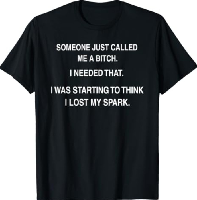 Someone Just Called Me A Bitch I Needed that I was Starting T-Shirt Someone Just Called Me A Bitch I Needed that I was Starting T-Shirt