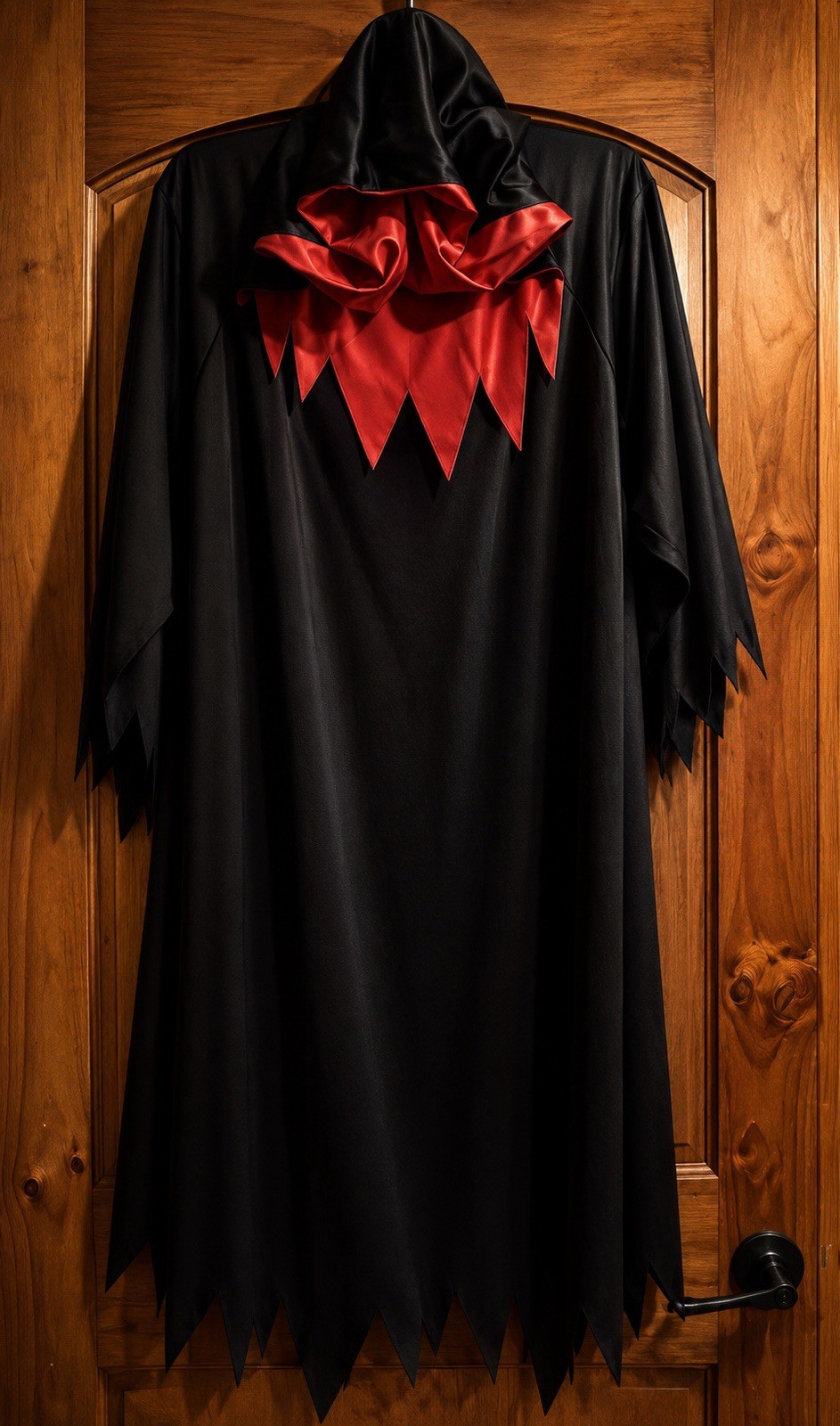 💀Grim Creeper Black/Red Hooded Costume Sz Adult Men’s Large ~scary~ 💀Grim Creeper Black/Red Hooded Costume Sz Adult Men’s Large ~scary~