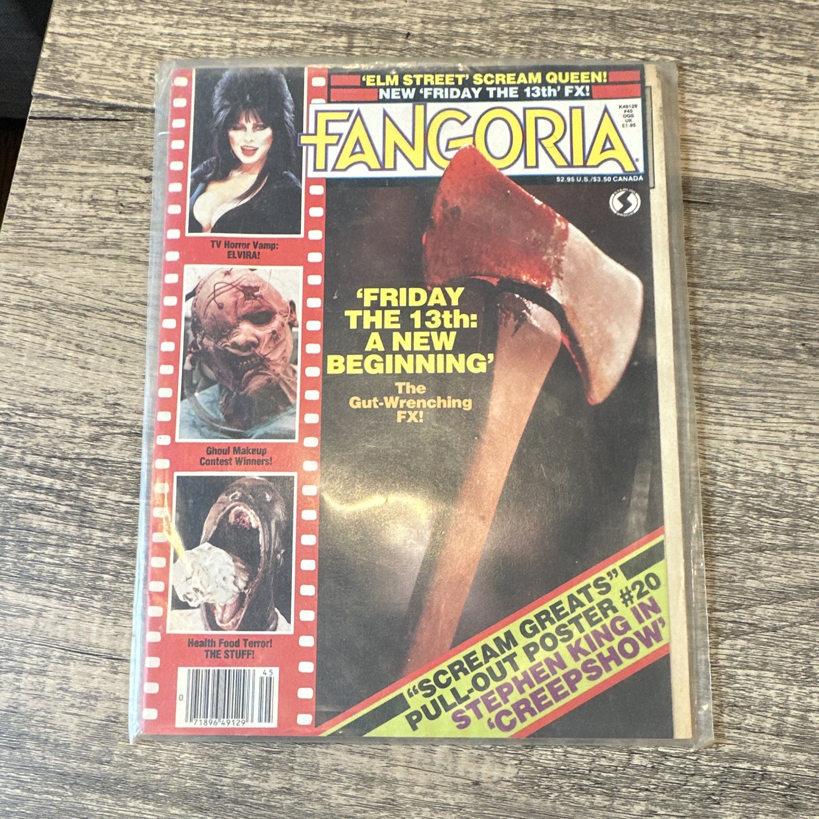 Fangoria #45 1985 Friday the 13th Part V Elvira Heather Langenkamp Horror