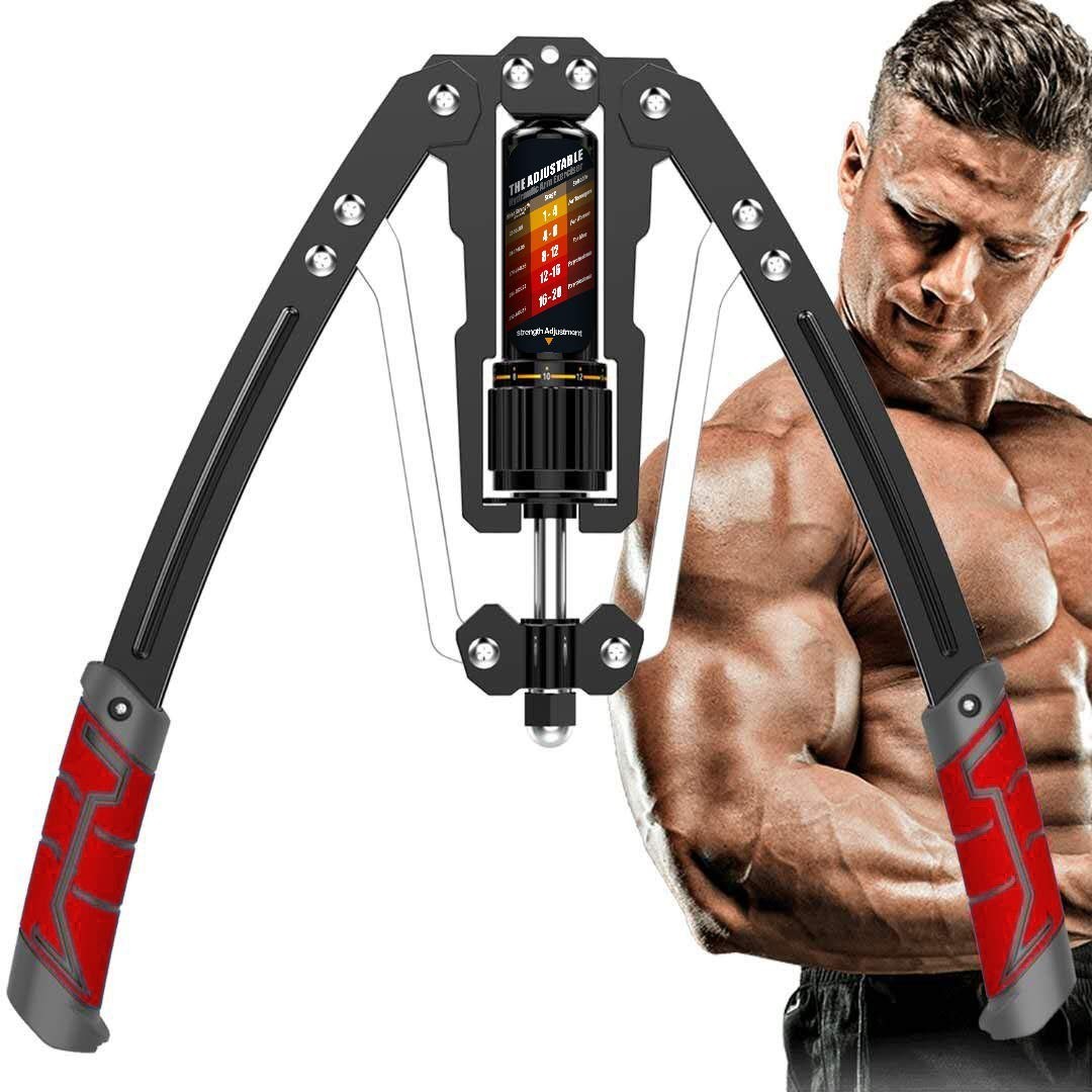 EASTMOUNT Adjustable Arm Exerciser 22-440 lb Hydraulic Chest Shoulder Trainer