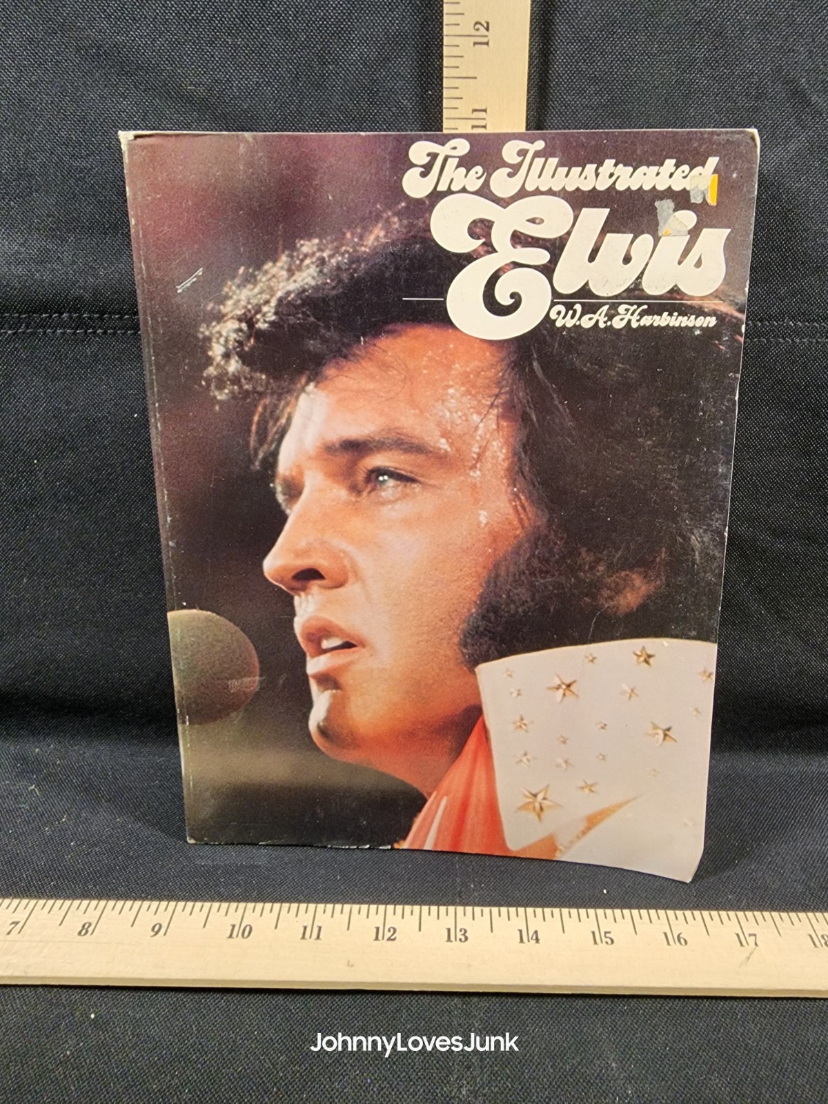 Vintage 1976 The Illustrated Elvis Book W. A. Harbinson