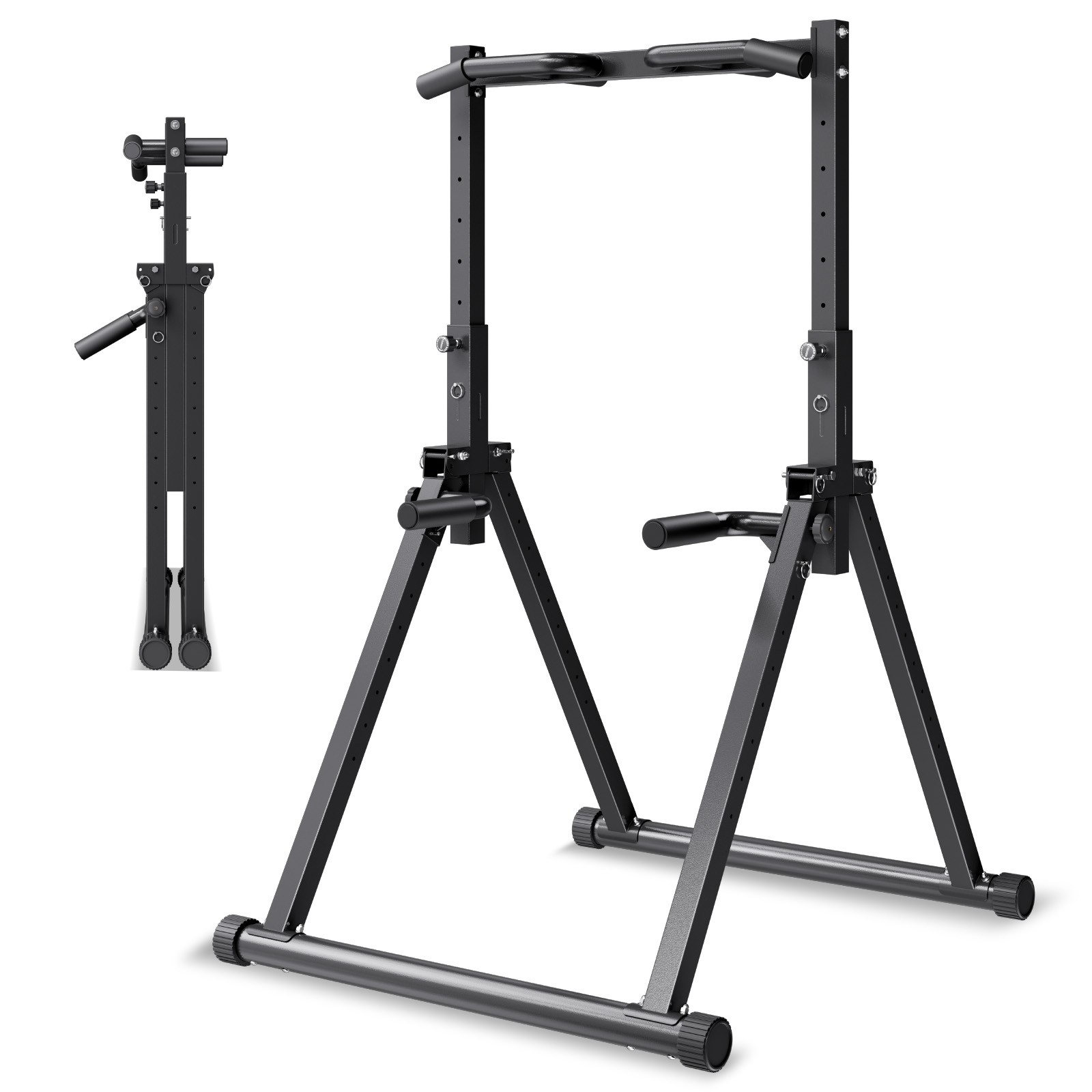 Uimoso Wall-Mounted Pull Up Bar with 330LBS Capacity and Sturdy TriangularDesign