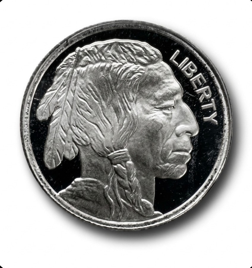​999 Fine Silver Round Buffalo Indian Head Gram Fractional Bullion Mini Coin