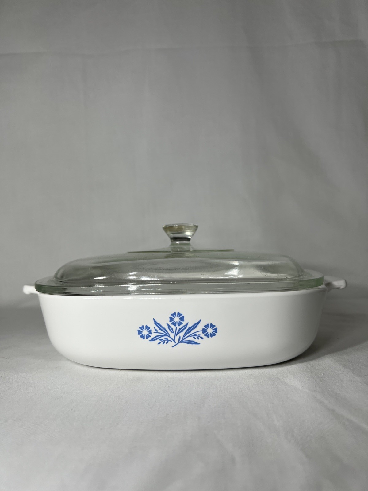 Vintage Corning Ware Pyroceram Blue Cornflower Casserole Dish 9\