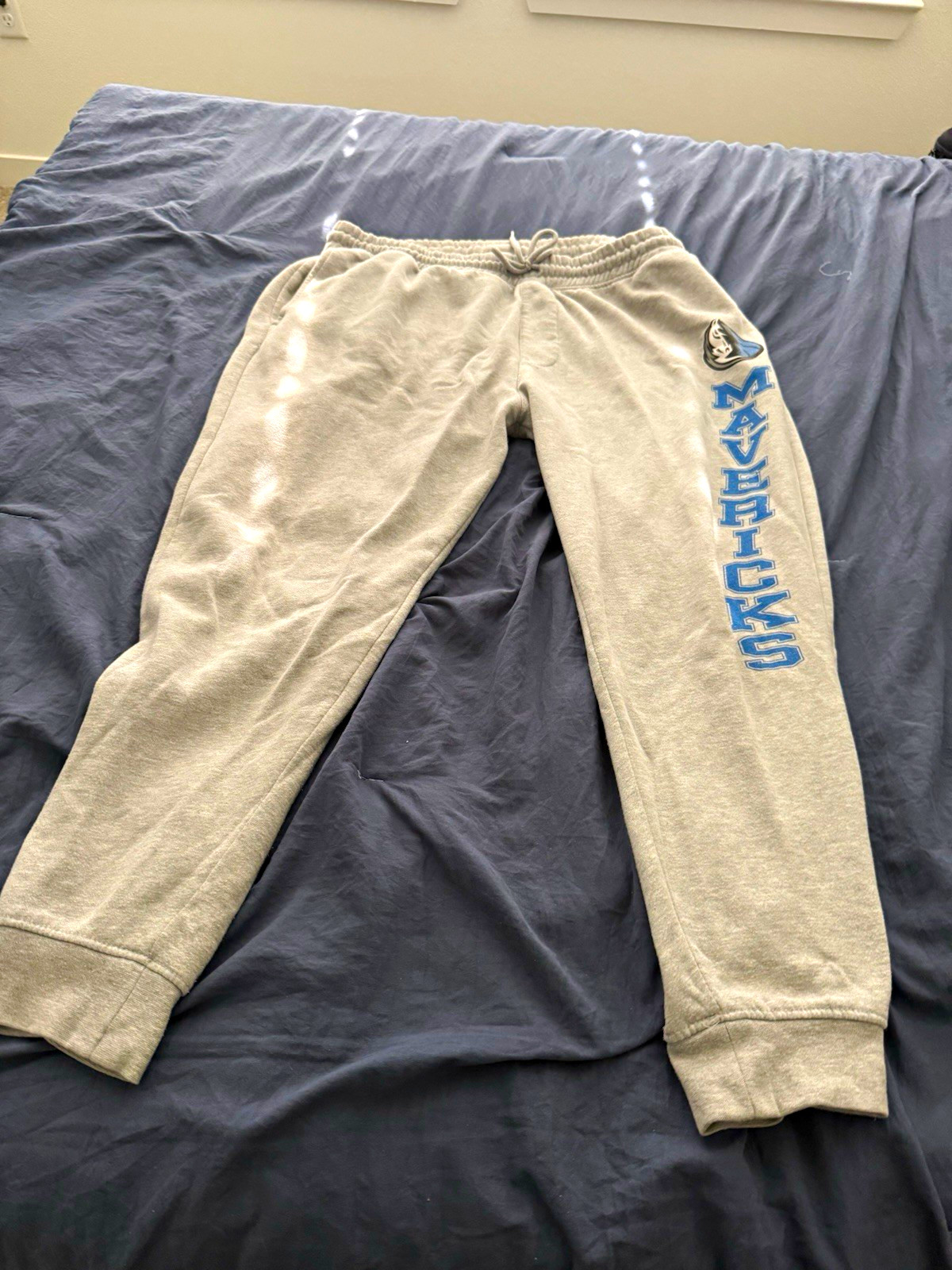 Ultra Game Dallas Mavericks NBA Gray Pants Sweatpants Men\'s Size 2XL