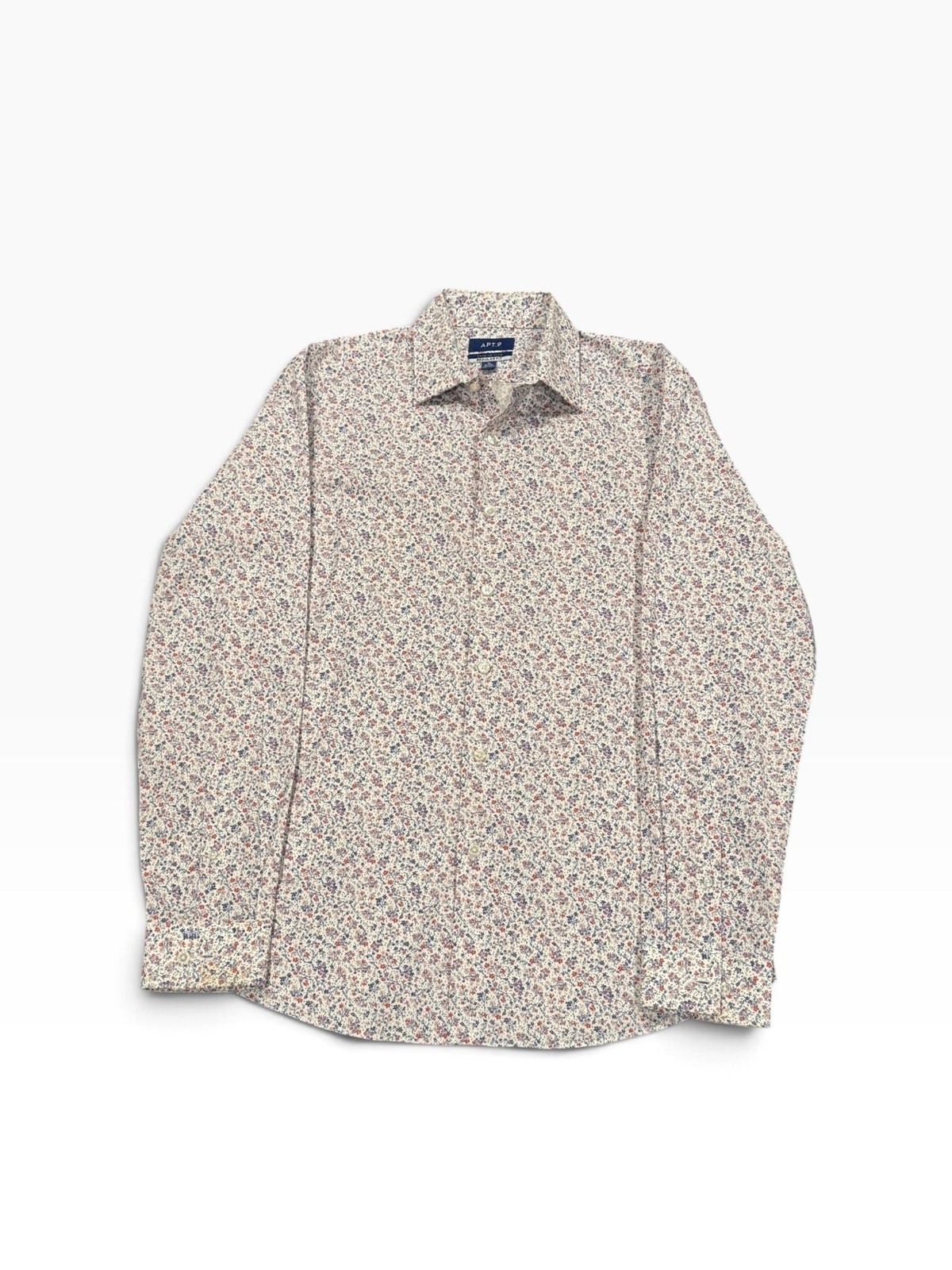 Apt. 9 Premier Flex Regular Fit M 15-15.5 34/35 Floral Shirt