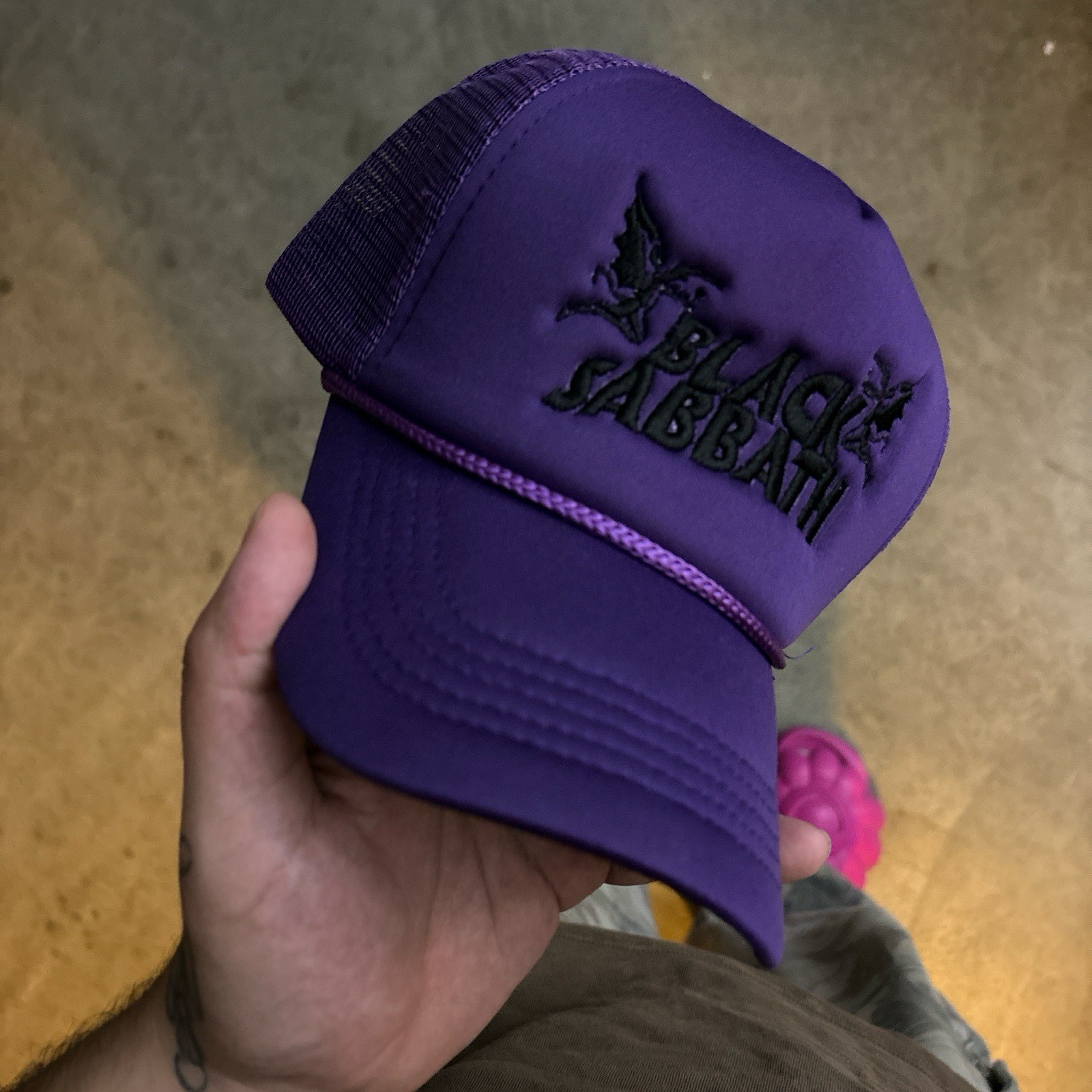 black sabbath trucker hat vintage black sabbath trucker hat vintage